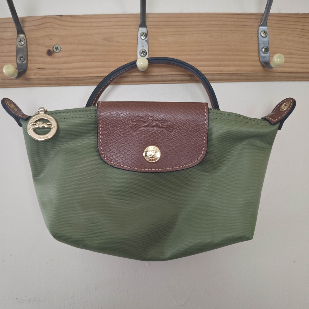 Green Pouch With Handle